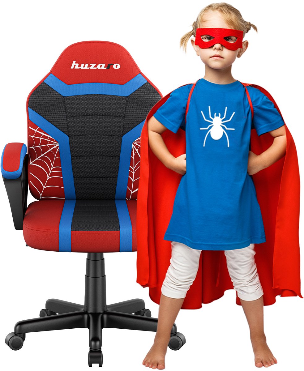Huzaro - Ranger 1.0 Spider Mesh - Gamestoel voor kinderen - Huzaro - €80,99