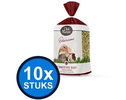 10x Deli Nature - Rodelicious timothy-hooi wortel&pastinaak 600gr - Knaagdierenvoer - 600 g