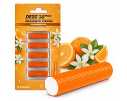 DEGG® – Geurstaafjes voor Stofzuiger – Orange Blossom – Verfrist tijdens het Stofzuigen – 5 Stuks