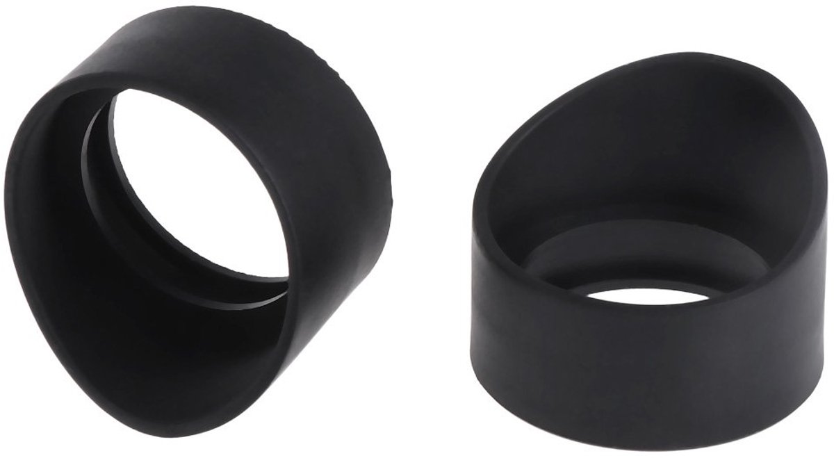Dailygoods - 2-delige Rubber Oculairafdekkingen voor Microscoop (34 mm)