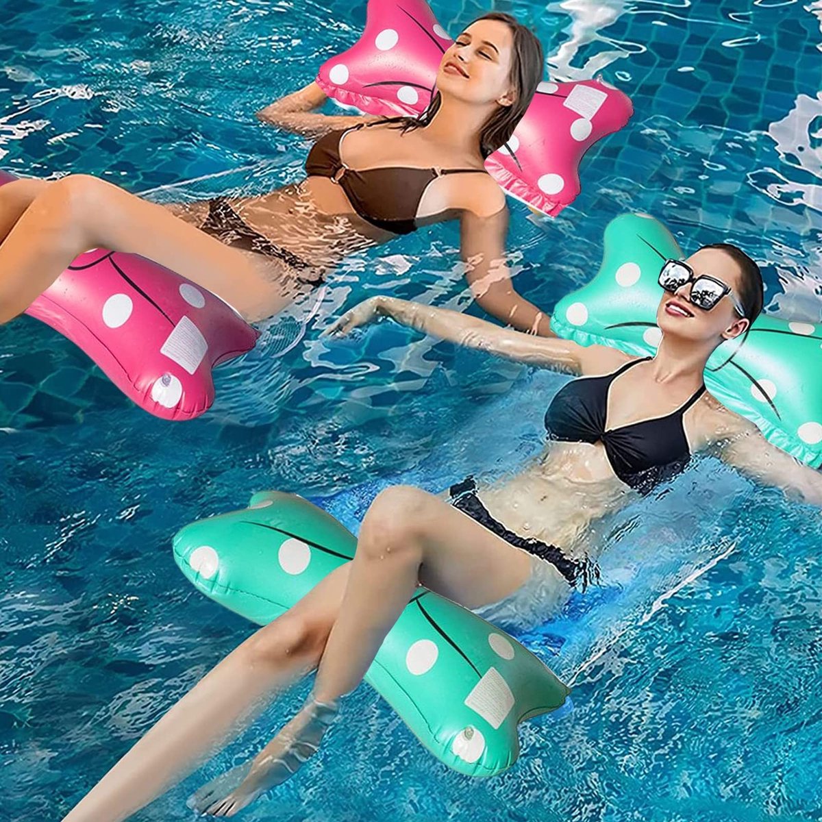 Dailygoods - 4-in-1 Water Hammock - Opblaasbare Mat voor Zwembad en Strand