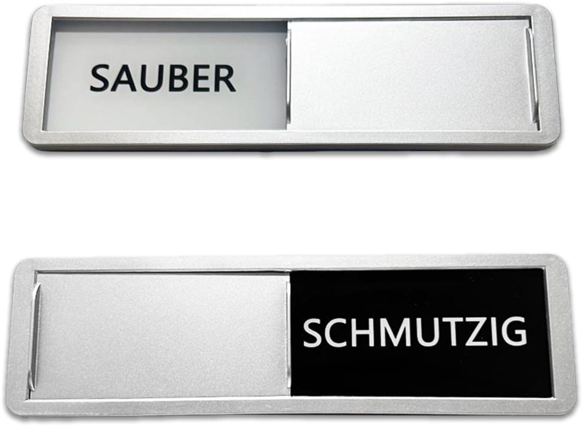 Dailygoods - Magneten voor Vaatwasser - Schoon / Vuil Bord Magnetisch