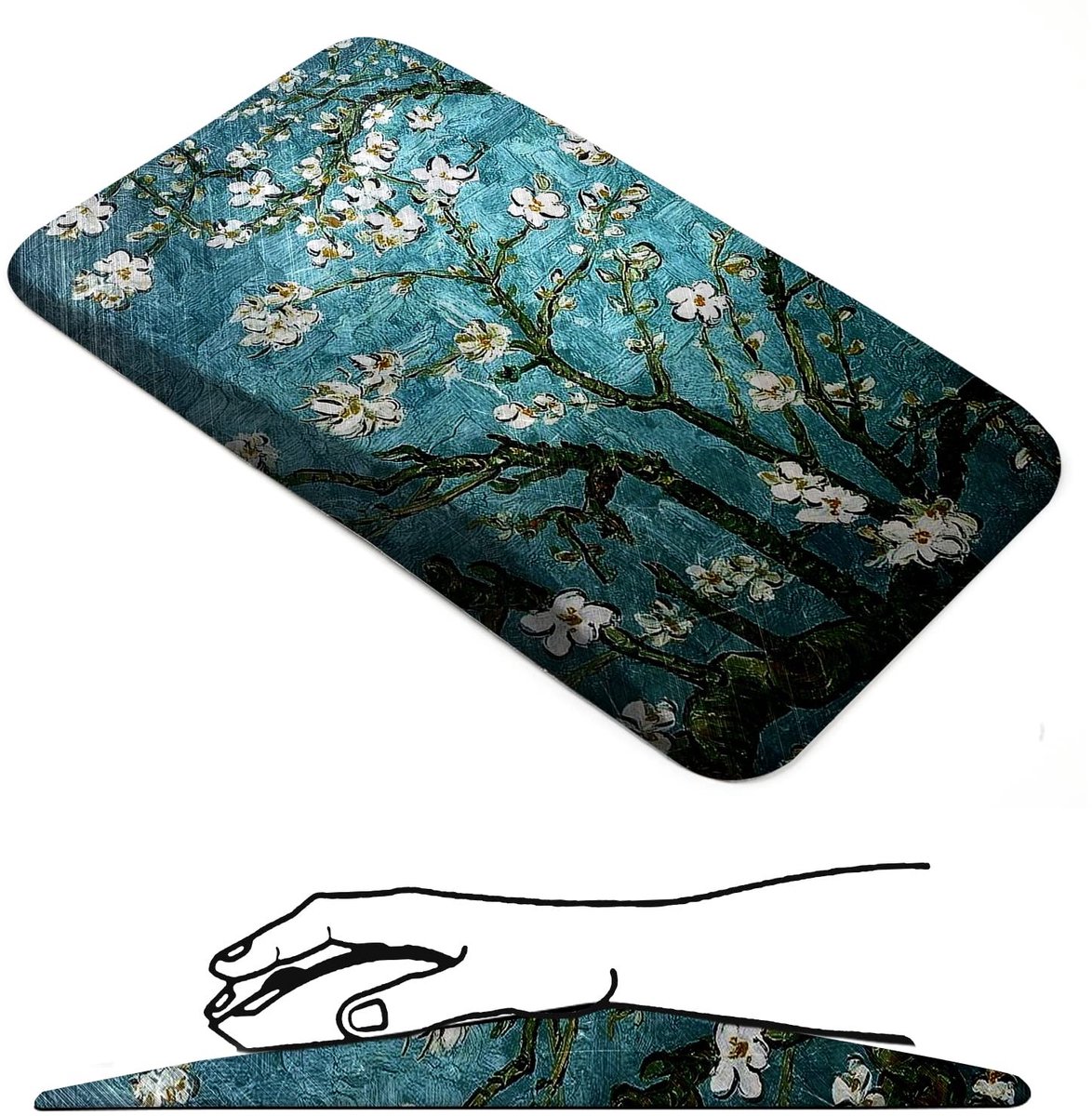 Dailygoods - Ergonomische Muismat met Polssteun - Van-Gogh Flower