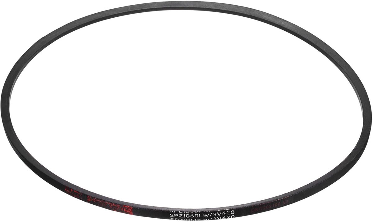 Dailygoods - Industrial Rubber V-Belt Spz-1060 - Duurzame Aandrijfriem voor Diverse Toepassingen