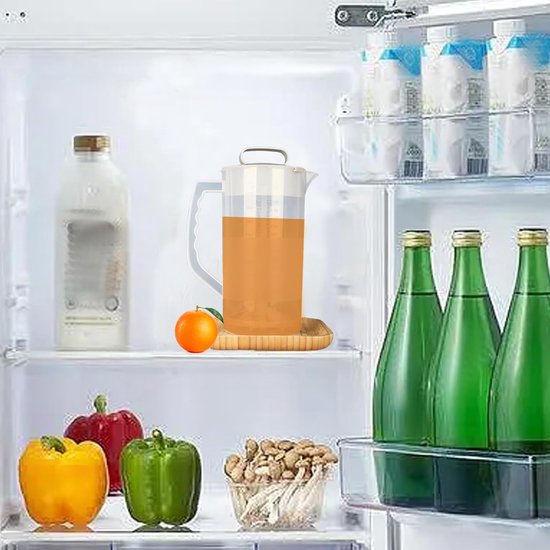 Sapcentrifuge Mengkan - Drankdispenser Kan - Dranken Mengen - Lekvrij Deksel - 2000 ml - Veelkleurig — afbeelding 2