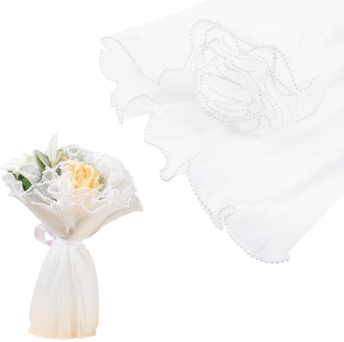 Dailygoods - 400cm Bloemenpapier - Floral Gift Wrapping voor Boeket en DIY
