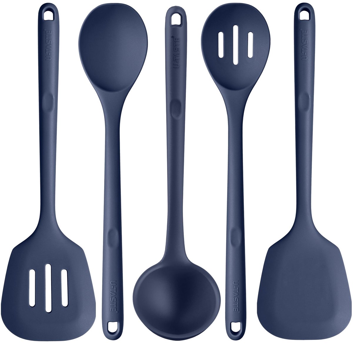 Dailygoods - Extra Lange Siliconen Keukengerei Set, 5 Stuks, Hittebestendig
