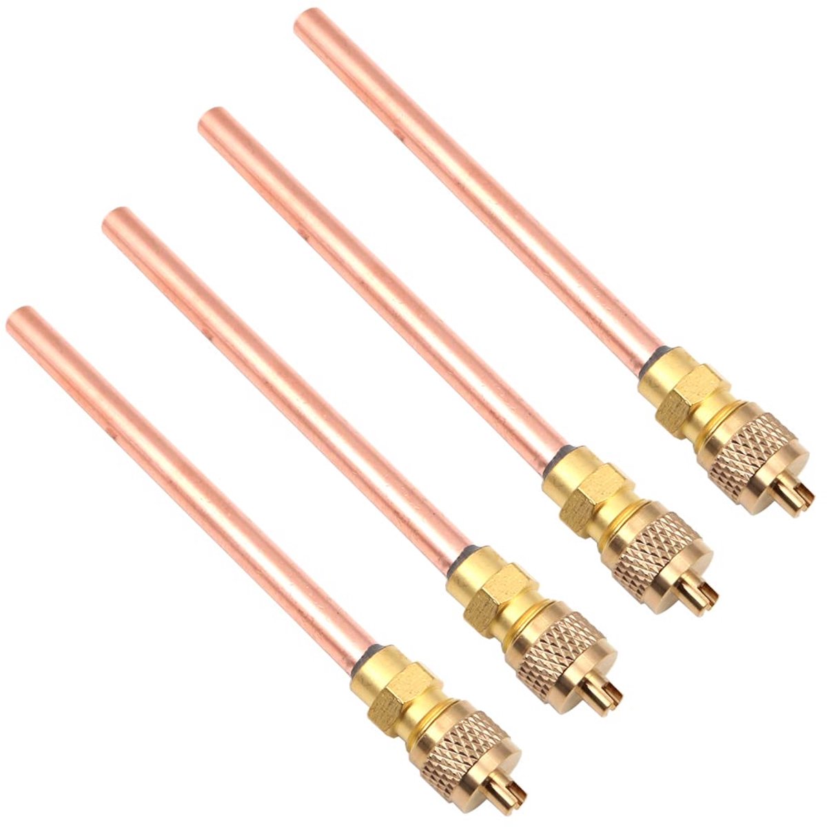 Dailygoods - 4 Stuks Controlekleppen voor Koelkast - Verstevigde Vulkleppen voor Koelsystemen