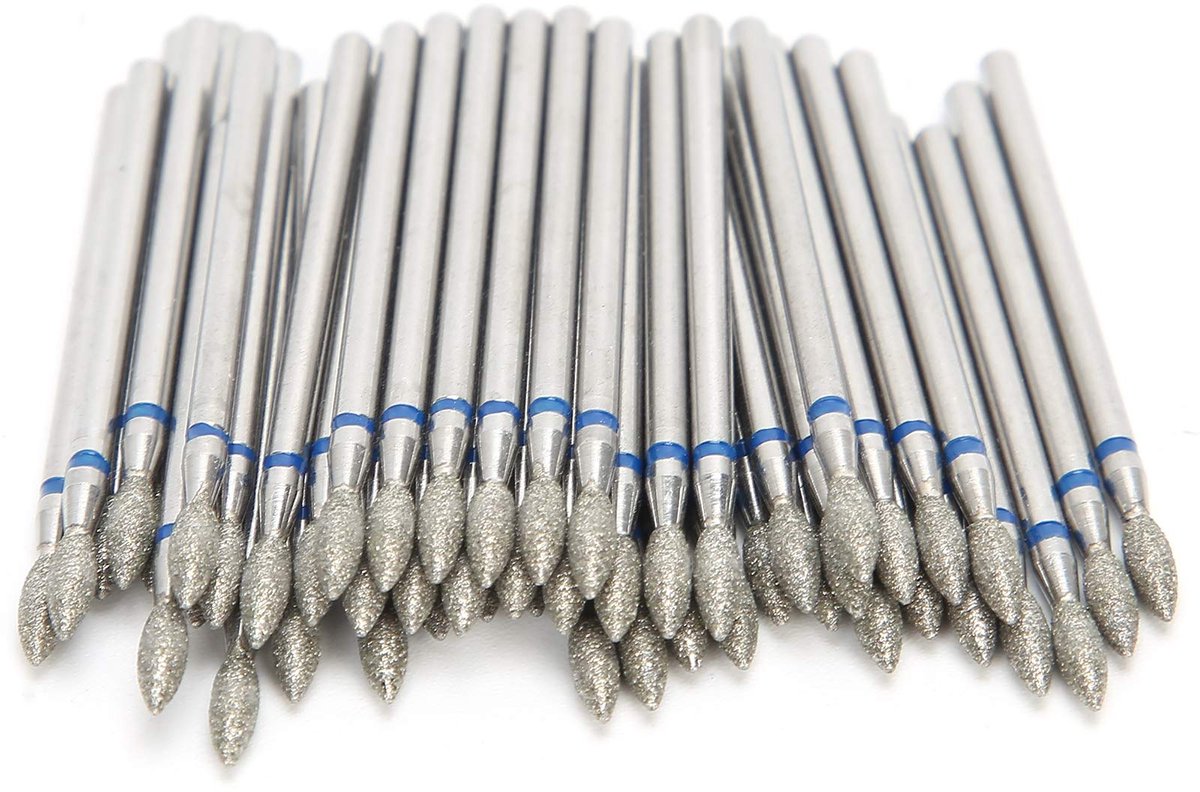 Dailygoods - 50 Stuks Nagelbits voor Manicure - Slijpen en Verwijderen van Dode Huid