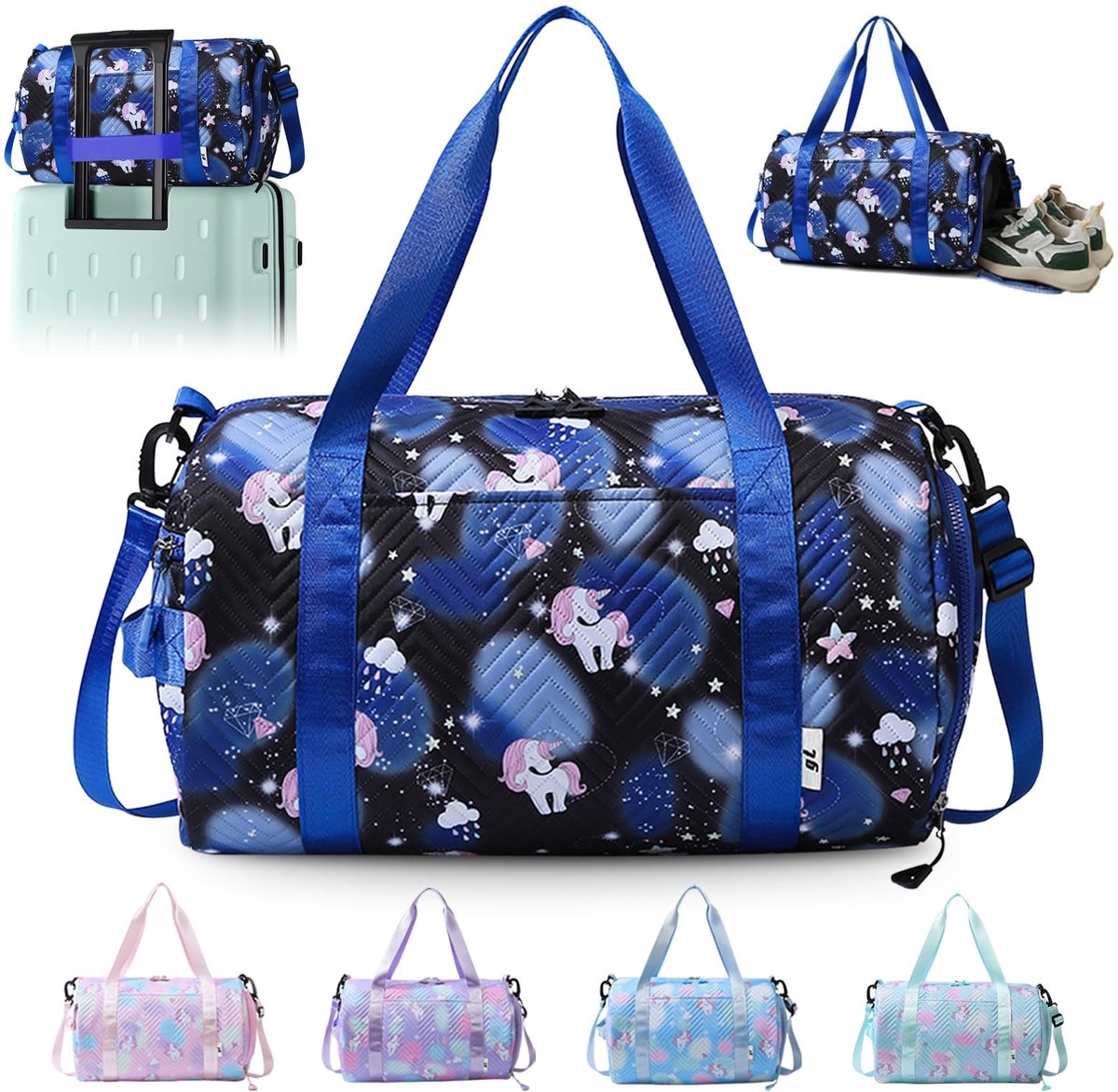 Dailygoods - Unicorn Yoga Sporttas, Kleine Unisex Sporttas voor Training