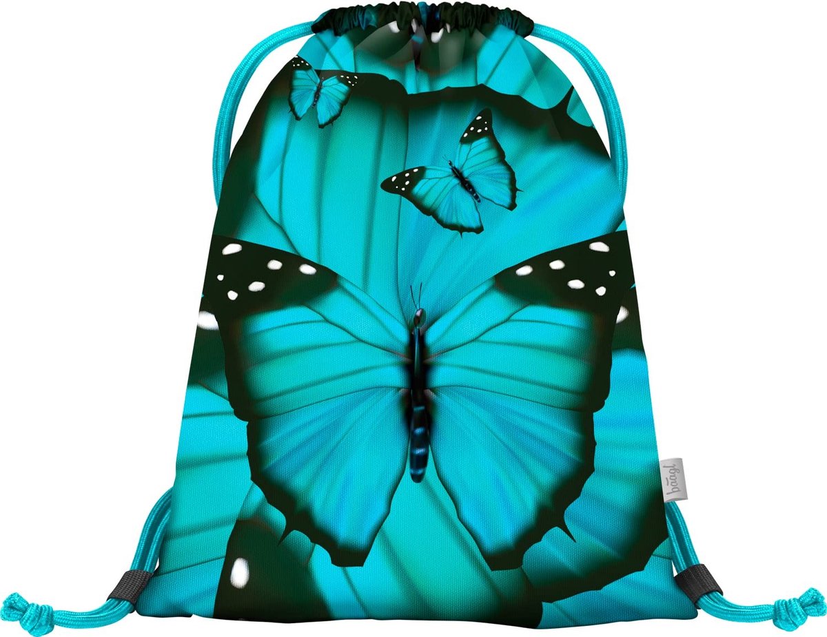 Dailygoods - Gymtas voor Dames en Meisjes - Sporttas met Vlinderdesign