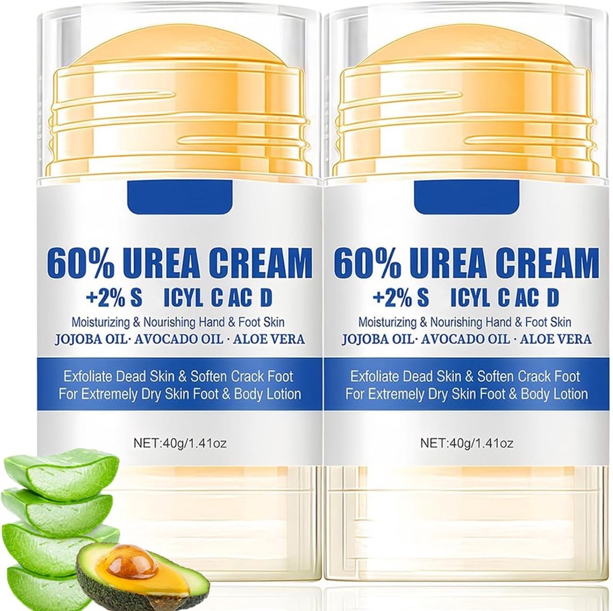 Dailygoods- Voetcrème 60% Ureum - Intensieve Reparatie - Voetverzorging - Huidcrème voor Droge Huid - Hydrateert en Voedt - Geschikt voor Mannen en Vrouwen