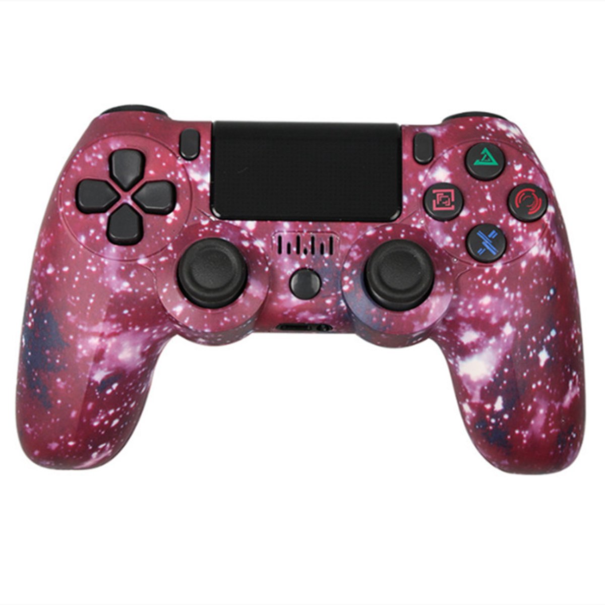 Sanorum - Draadloze Controller geschikt voor PS4/Pro/Slim/PC - Bluetooth gamepad - Geschikt voor Playstation 4 -Zes-assige sensor - LED-lichtbalk en touchscreen-functionaliteit - Audio Jack Input - Gaming Accesoires