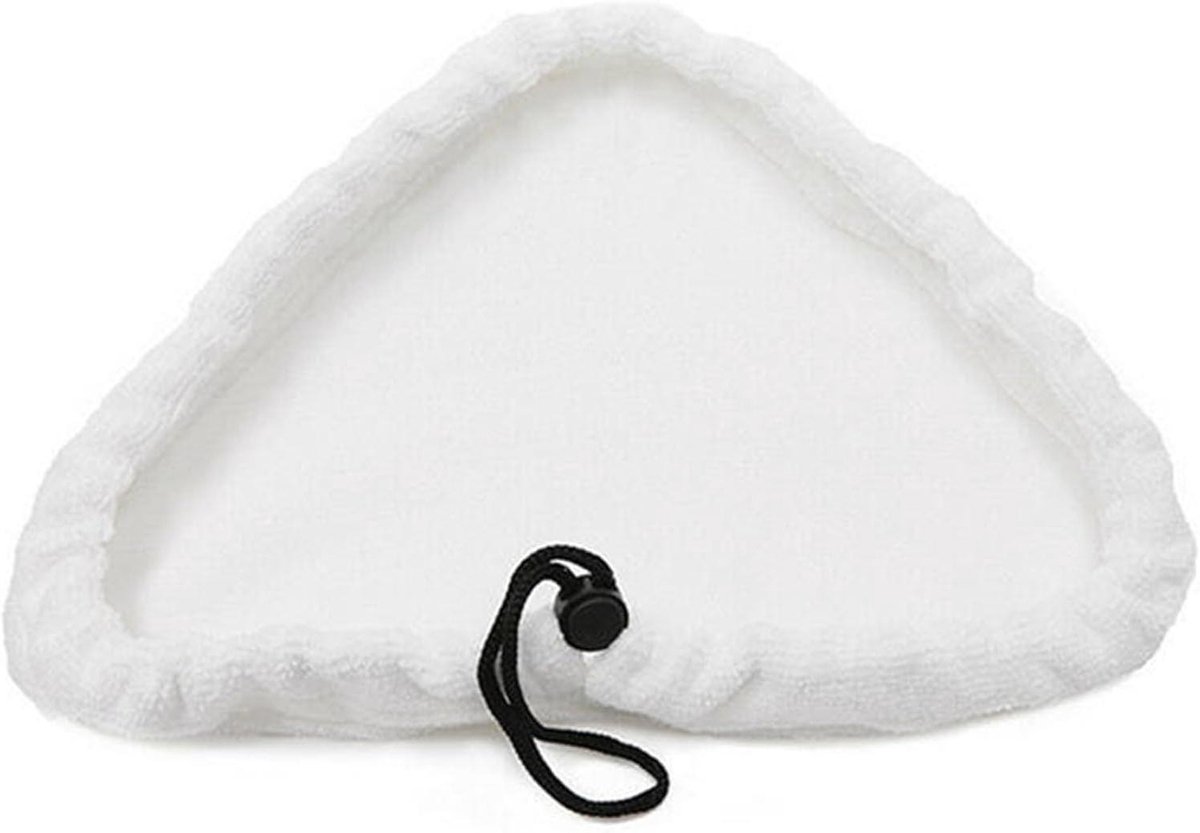 Stoommop Hoezen - Reservepads Dweilen - Vloeren Reinigen - Wasbaar Microvezel - 28 x 21 cm - Wit