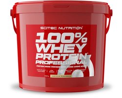 Scitec Nutrition® - 100% Whey Protein Professional (4000 gram - Vanilla) - Vanille - 133 eiwitshakes - Premium proteine poeder - eiwitpoeder met aminozuren