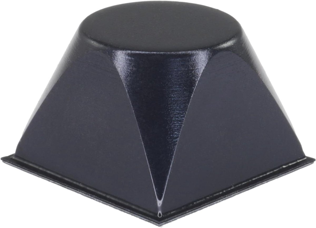 Zelfklevende Voetjes - Apparaatvoetjes Stootbuffers - Bescherming en Stabilisatie - Antislip en Trillingsdempend - 20.6 mm Vierkant - Zwart