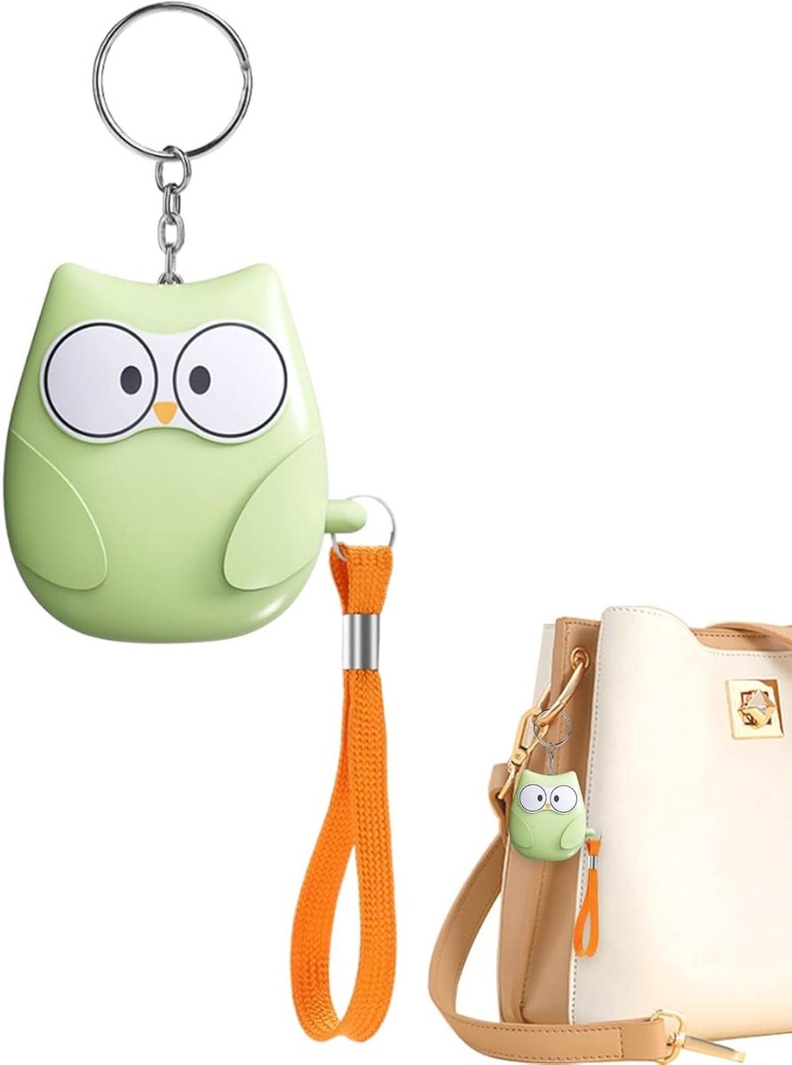 Persoonlijk Alarm - Noodalarm Sleutelhanger - Zelfverdediging - 130 dB Geluid - 45 g - Groen