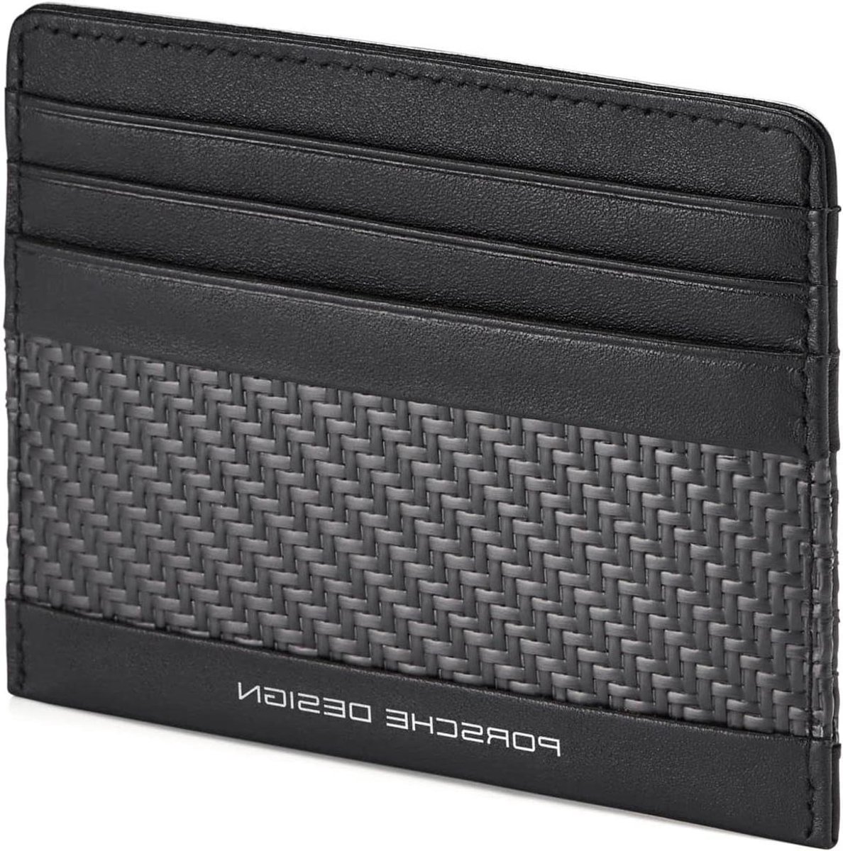 Carbon Cardholder - Portemonnee Kaarthouder - Kaarten Organiseren - Lichtgewicht Materiaal - 10.5 x 8.5 cm - Zwart