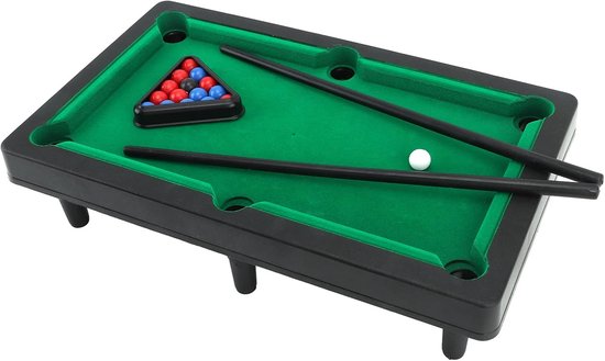 Mini Pooltafel - Biljartspel Tafel - Compact Plezier - Duurzame Constructie - 31 x 19 x 8 cm - Niet gespecificeerd van mini — afbeelding 5