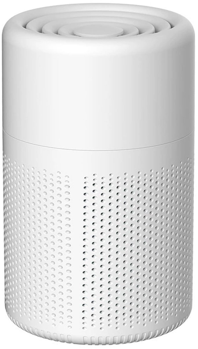 SnelShoppen - Luchtreiniger Air Purifier met HEPA Filter, 3-Laags Filtratie, Stil 36dB, Actieve Koolstof - Verwijdert Stof, Pollen, Rook, Geuren - Voo