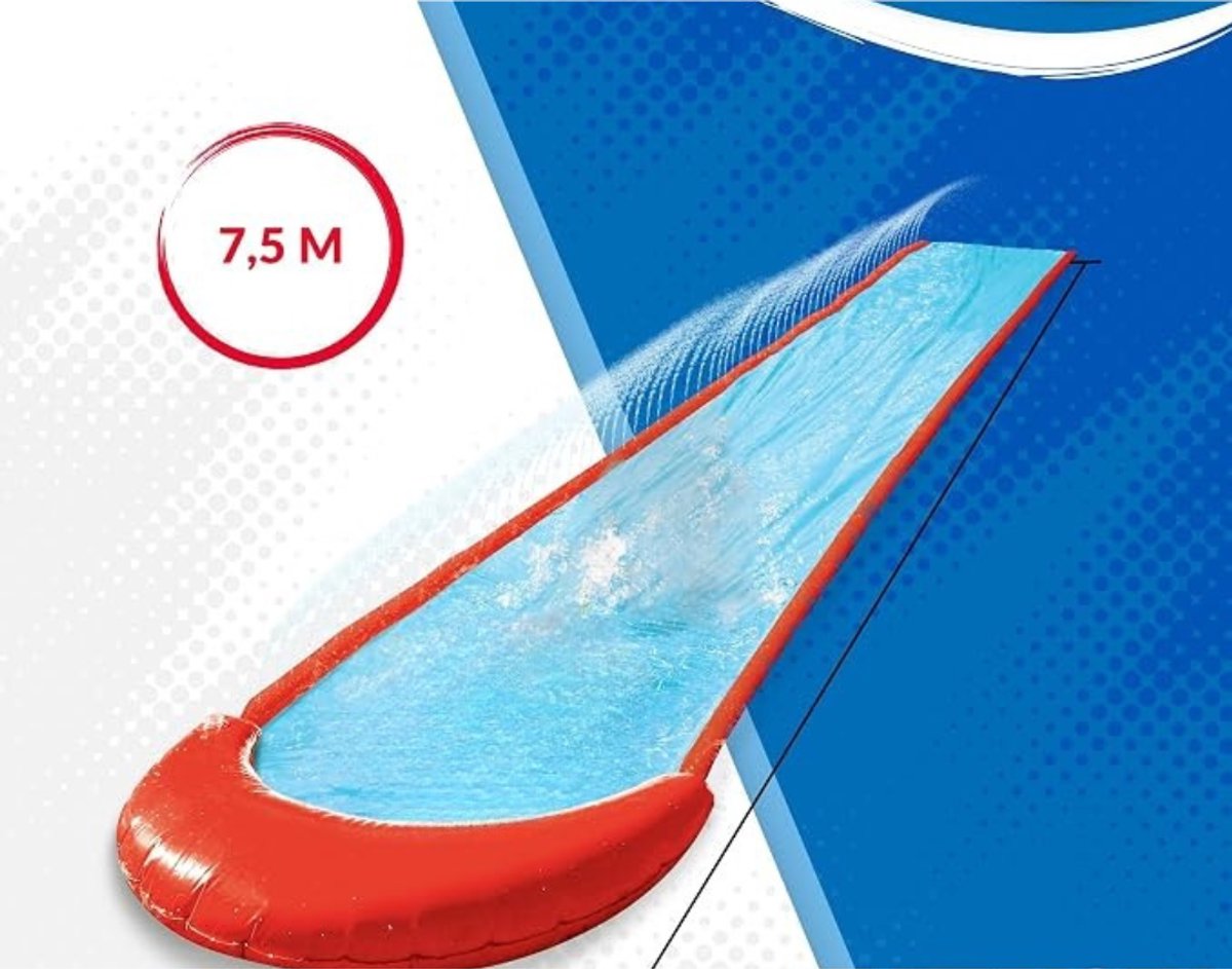 Thuys - Waterglijbaan 7,5 Meter - Met Geïntegreerd Sproeisysteem & Zachte Waterlanding - Slip and Slide voor Tuin - Waterspeelgoed vanaf 5 Jaar