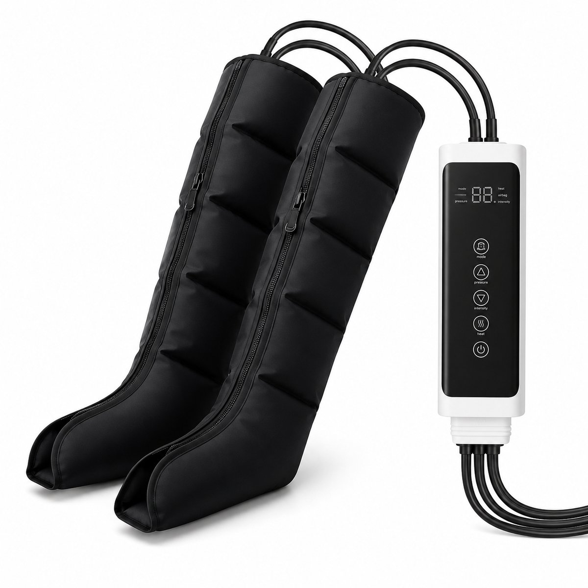 Beenmassage Apparaat - Voetmassage apparaat - Leg Recovery Boots - Luchtcompressie - Bloedscirculatie en Bloedsomloop - Spierherstel - Lymfedrainage benen Oedeem