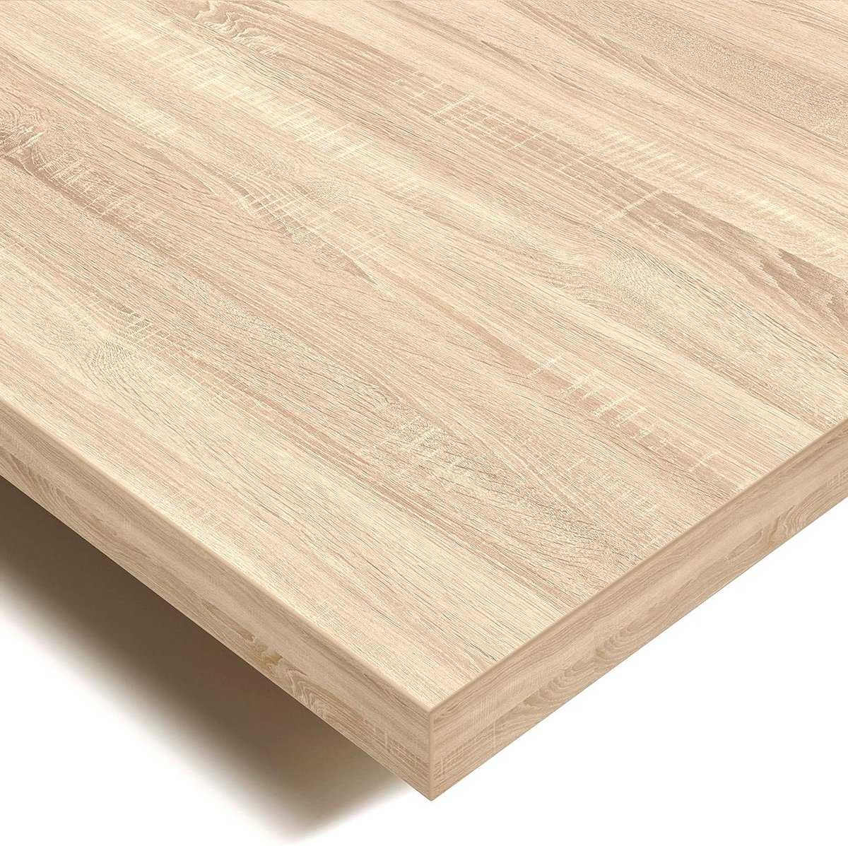 Tafelblad - Bureaublad Eettafel - Meubels Maken - Natuurlijke Houtimitatie - 160 x 80 cm - Sonoma Eik