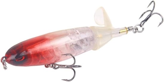 Whopper Plopper - Top Water Lure - Vissen - Zachte Roterende Staart - 100mm 13.3g - 03 — afbeelding 4