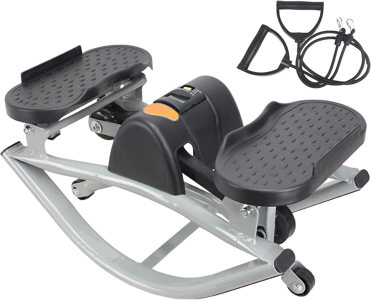 Stepper met Zijschommel - Hometrainer Beentrainer - Thuis Fitness - Lage Schok Cardio