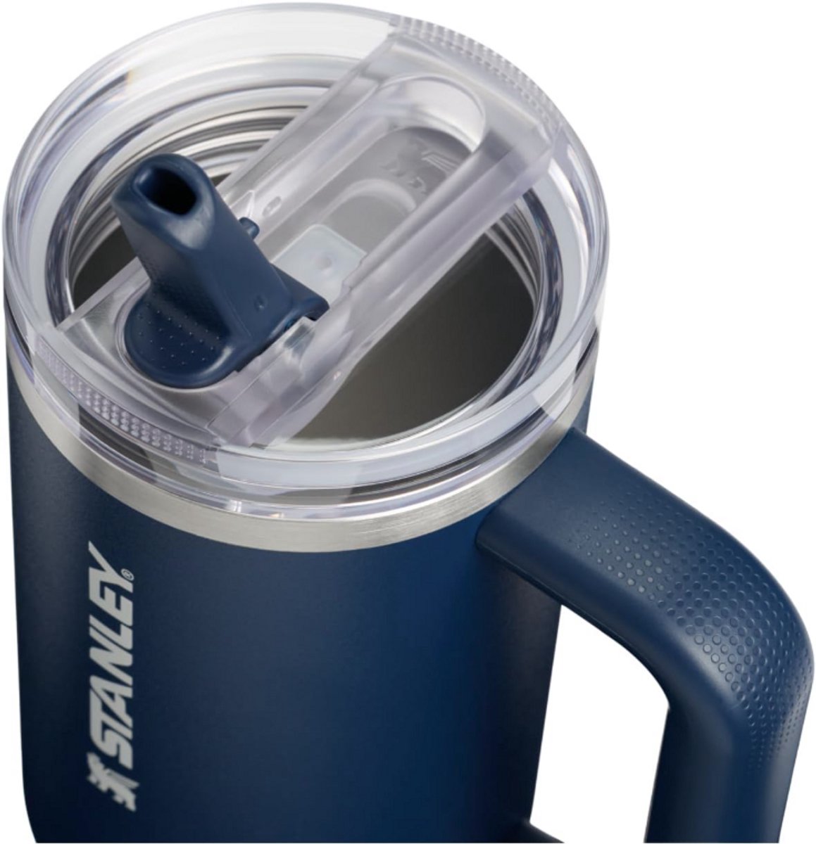 STANLEY Quencher ProTour Flip Straw Tumbler 0,89L (Dark Navy) – Lekvrije Thermosbeker met Flip Straw & Handvat – Geïsoleerd RVS – BPA-vrij – foto 3