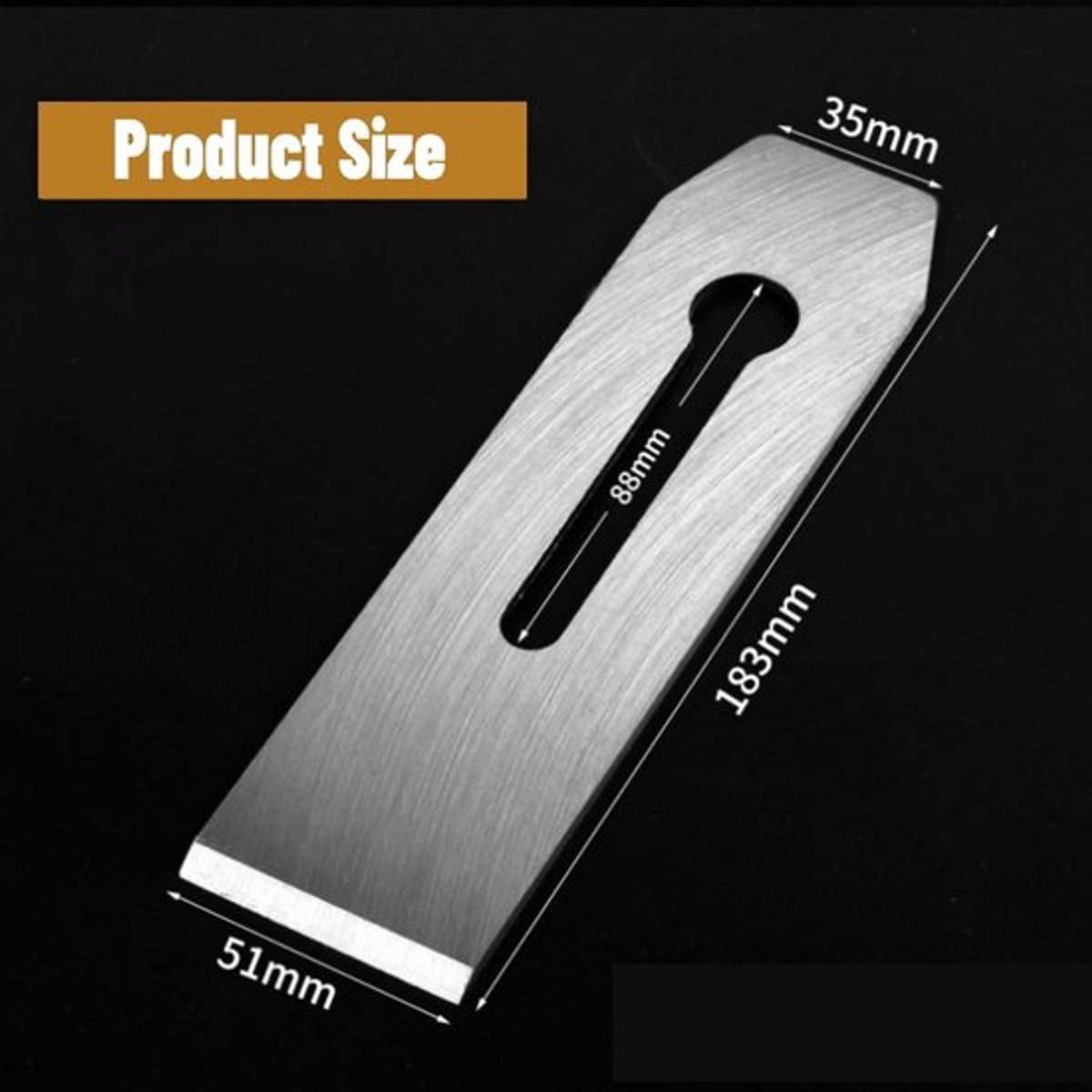 Hand Schaafmes voor Houtwerk Timmerman DIY Tool 51mm Blade - Manueel Schaven - HSS Hand Schaafblad