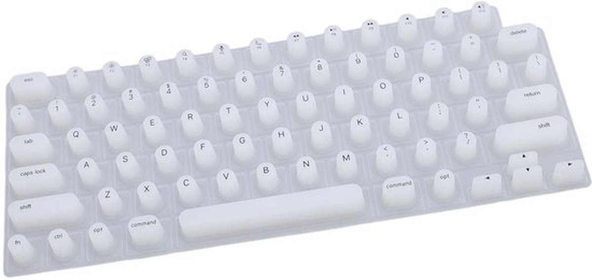 Toetsenbordomslag voor Lange Nagels - Silicone Toetsenbordbedekking - Verhoogde Nagelafdekking - Comfortabel Typen - Geschikt voor Pro/Air 14/16/13/15 - Keyboard Cover