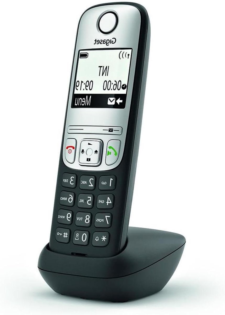 Draadloze Telefoon - DECT Telefoon - Thuis Bellen - HD Voice Kwaliteit - 12 Uur Spreektijd - Zwart