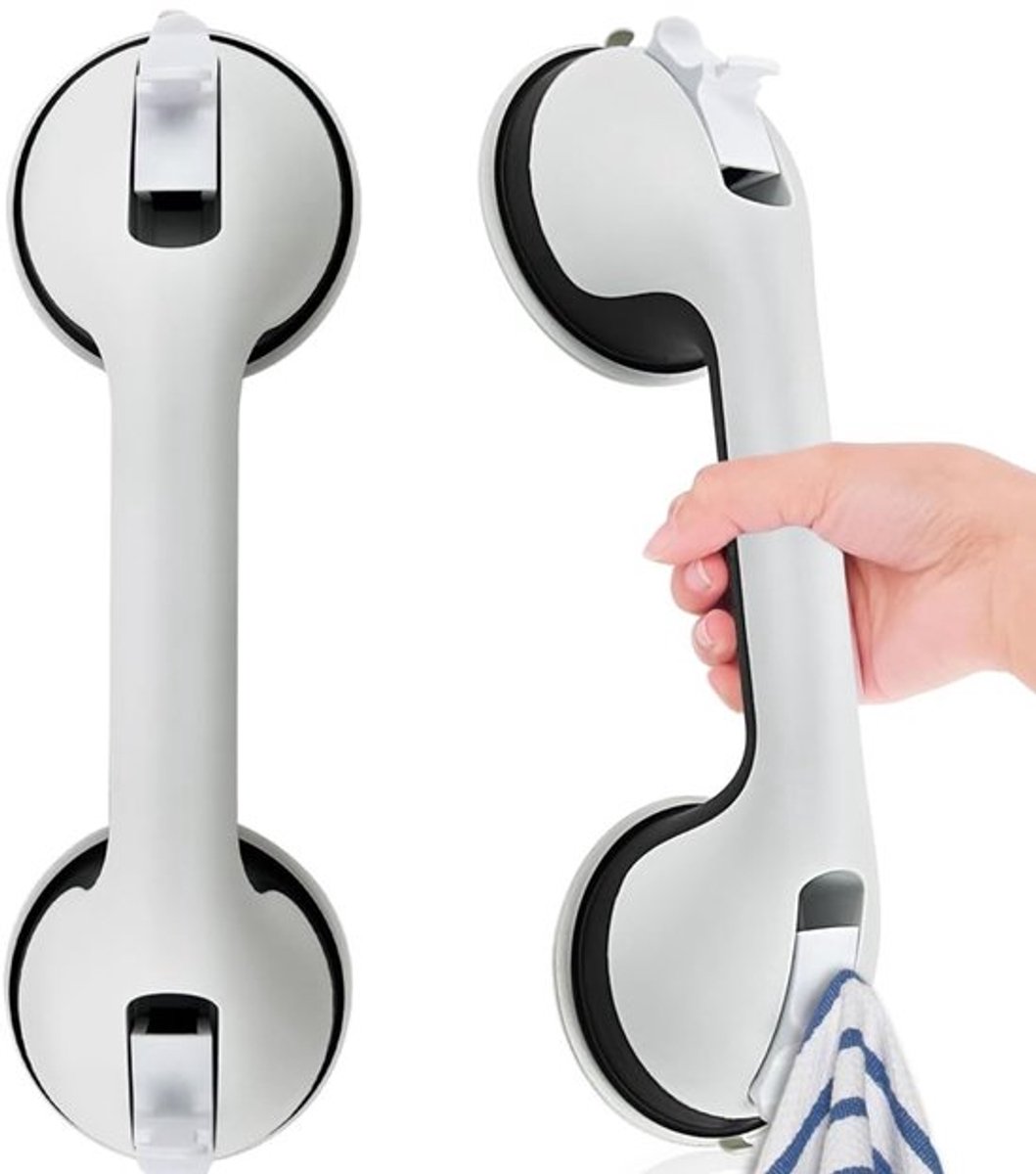 Handgreep Antislip - Douchegreep met Zuignap - Draagbare Badkuipgreep - Wandbeugel - Handgrepen voor Senioren - Tot 100 kg Belastbaar