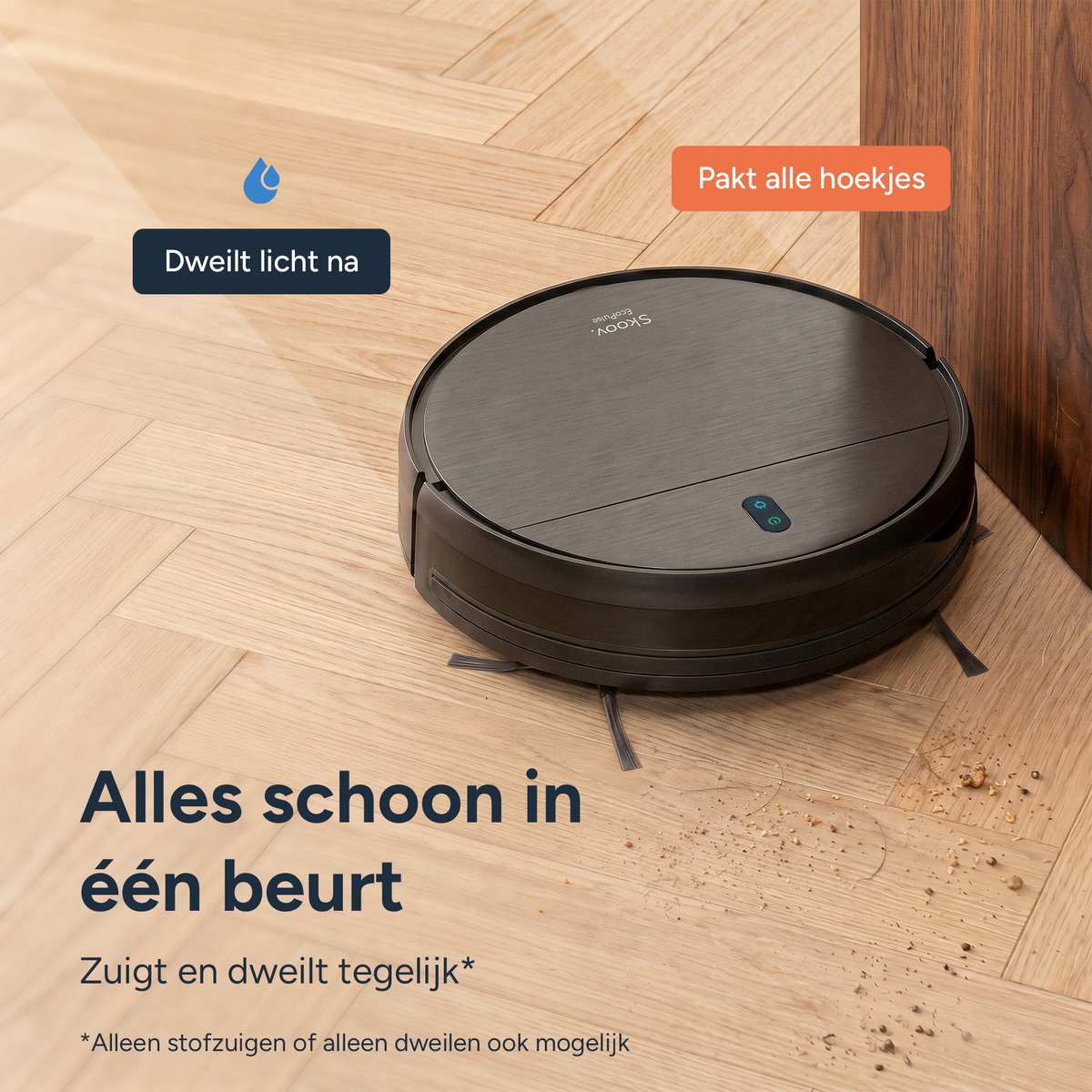 Skoov EcoPulse met dweilfunctie en 3.000 Pa thumbnail 3