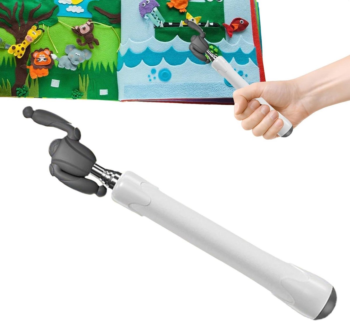 Intrekbare Aanwijzer - Presentatiestok Klaslokaal - Lesgeven Lesgeven - Verstelbare Lengte - 21-68 cm - Zwart