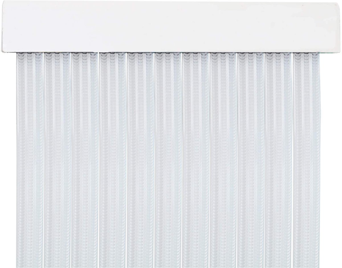 SnelShoppen - Transparant PVC Deurgordijn 210 x 90 cm - Ideaal voor Huizen, Keukens, Tuinen, Feesten, en Kinderen - Makkelijk te Bevestigen