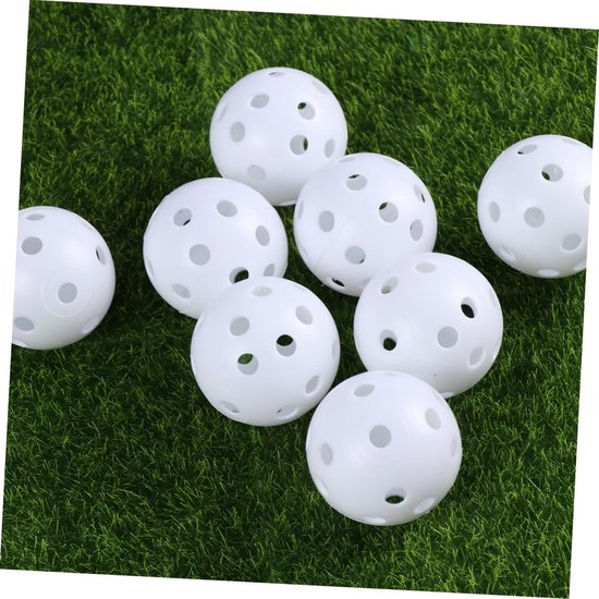Golf Oefenballen - Golfballen Plastic - Golf Training - Beperkte Vlucht - 41mm - Wit van GOLF — afbeelding 4