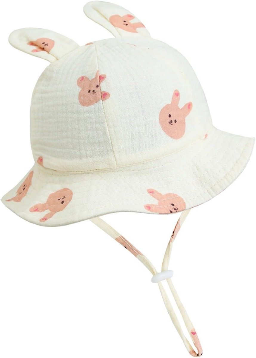 Kinder Zonnehoed - Vissershoed Kinderen - Bescherming tegen Zon - Verstelbaar Design - One Size - Blauw