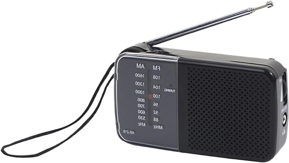 Draagbare Weerradio - Noodradio AM/FM - Outdoor Luisteren - Ruisonderdrukkingstechnologie - 115 x 28 x 62 cm - Meerkleurig