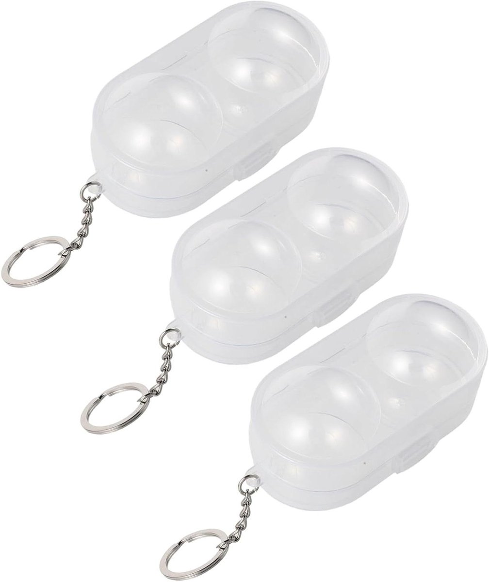 Tafeltennisbal Opbergdoos - Pingpongbal Houder - Sport Organisatie - Schokbestendig Ontwerp - 9.00X4.50X4.50CM - Transparant
