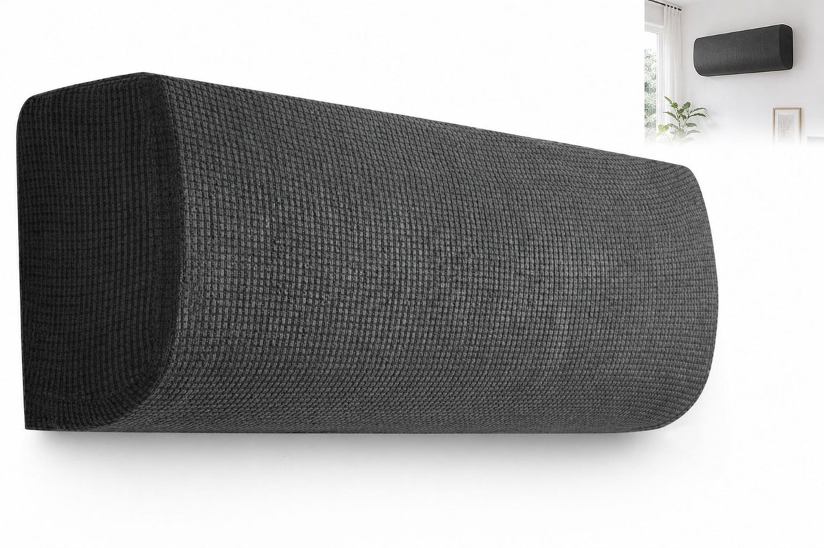 VHV - Airco Beschermhoes Binnenunit - Elastische Stofhoes voor Wandairco - Stofbescherming voor Woning en Kantoor - 88-95 cm