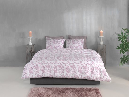 Zohome Indiano Dekbedovertrek - 100% Katoen-Perkal - 240x220 - Roze van Merkloos — afbeelding 2