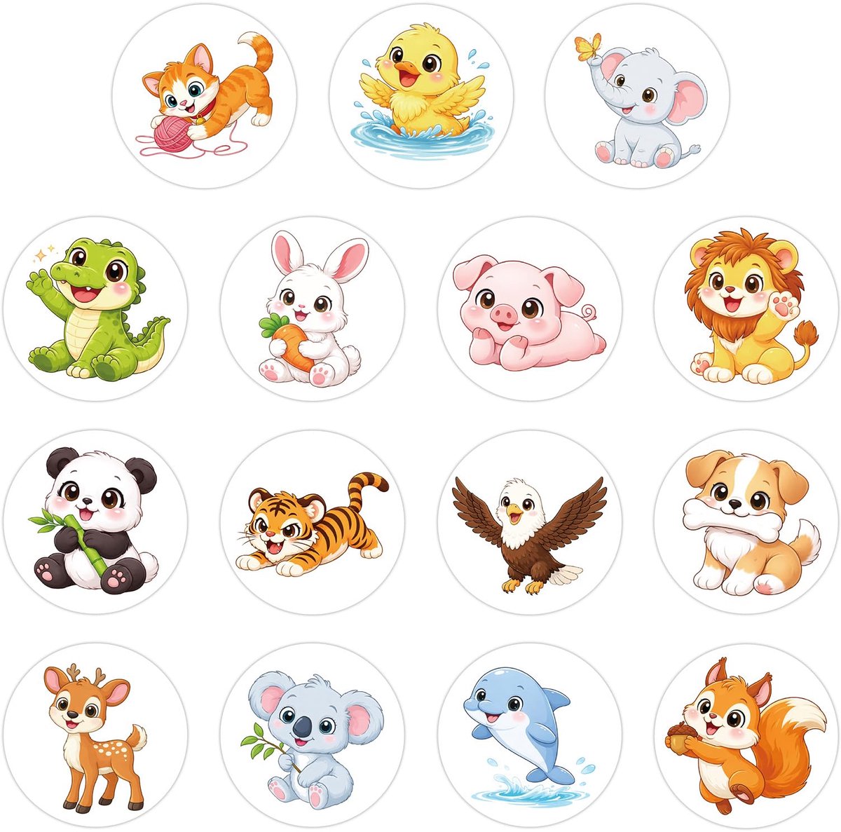 Dailygoods - 30 Stuks Zindelijkheidstrainingstickers voor Peuters - Kleurveranderende Toiletdoelstickers