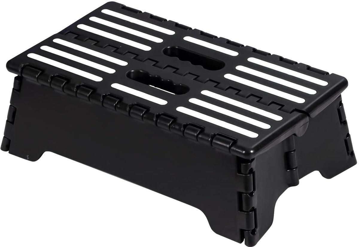 Dailygoods - Opvouwbare Stapstoel van 5 Inch - Ideaal voor Keuken, Badkamer en RV