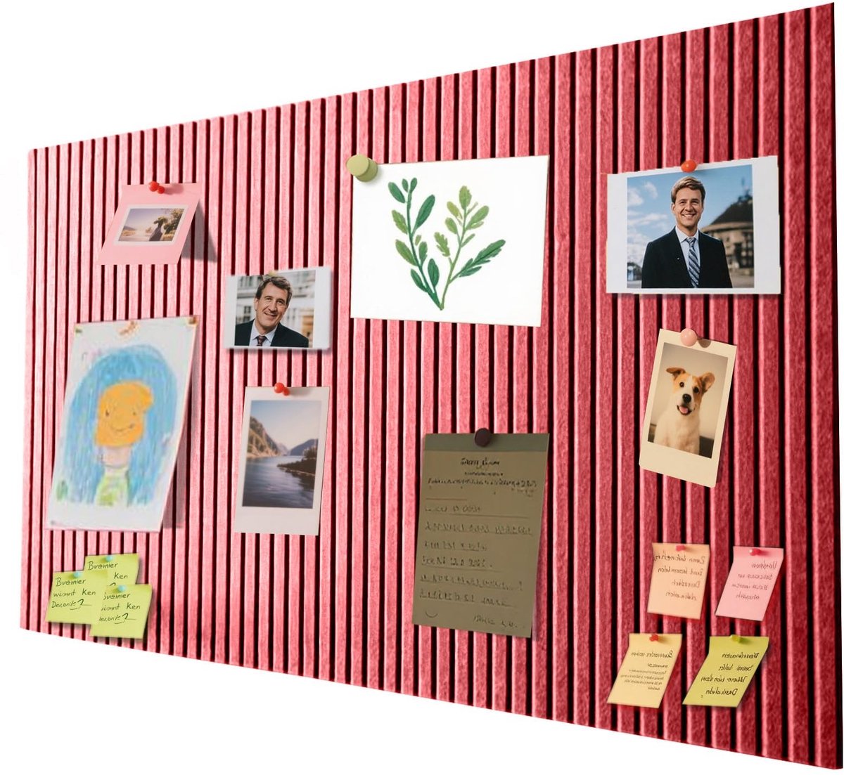 Dailygoods - 40x60 cm Zelfklevend Vilten Prikbord - Decoratief Korktafel voor Thuis en Kantoor