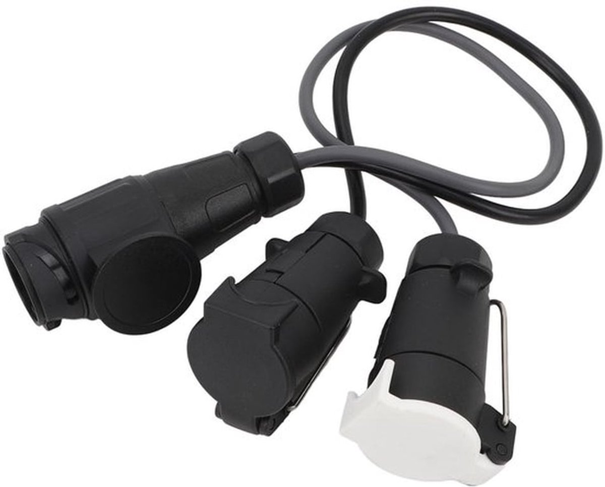 - Trekhaak Adapter - 12V 13-polig - Verbeter je veiligheid - Geschikt voor Campers - 7-polig - Eenvoudige aansluiting - Robuuste kwaliteit