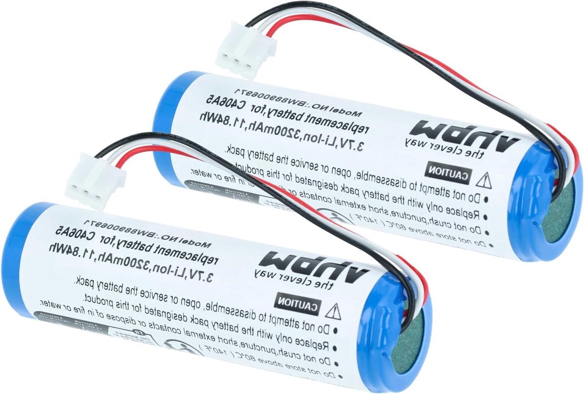 Reserve Batterijen - Accu Set - Draagbare Luidspreker - Hoge Capaciteit - 3200 mAh - Niet gespecificeerd