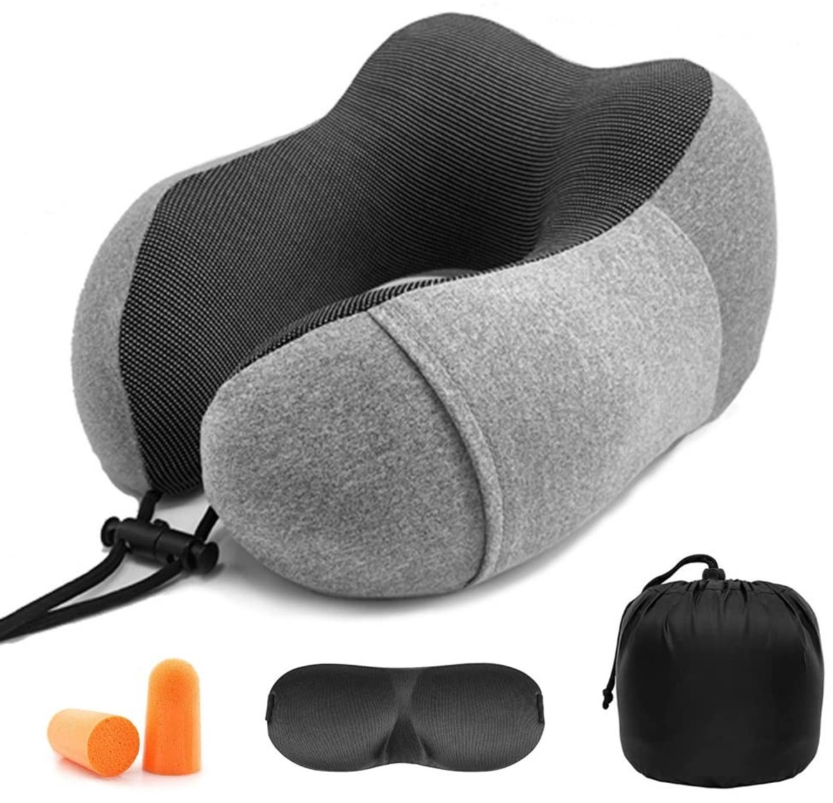 Dailygoods - Comfy Travel Pillow - Ergonomisch Kussen voor Volwassenen