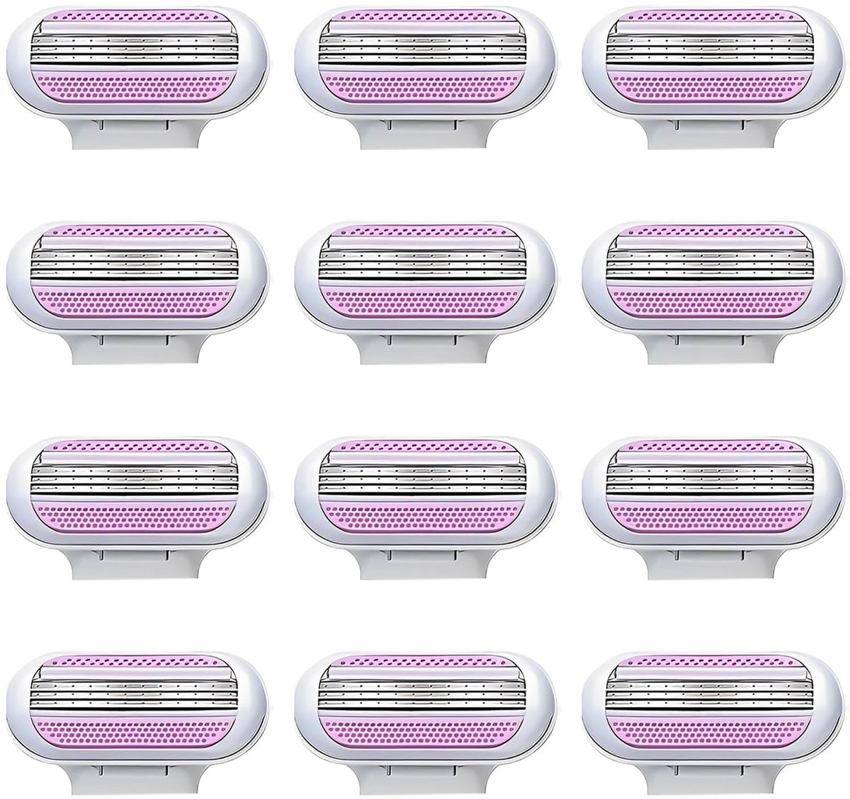 Dailygoods - 12 Vrouwen Scheermesjes Compatibel met Venus - Voor Gevoelige Huid